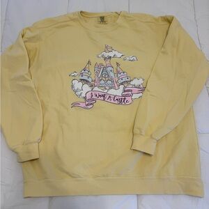 Zip-A-Dee Tees Disney Castle Sweatshirt